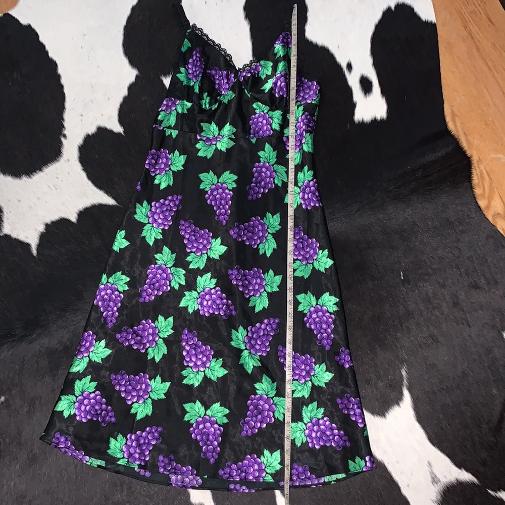 Vintage 90βs Joe Boxer Grape π Satin Slip Dress - Picture 8 of 12